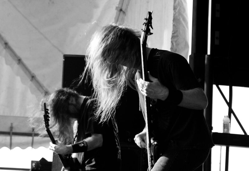 Musicians performing on stage