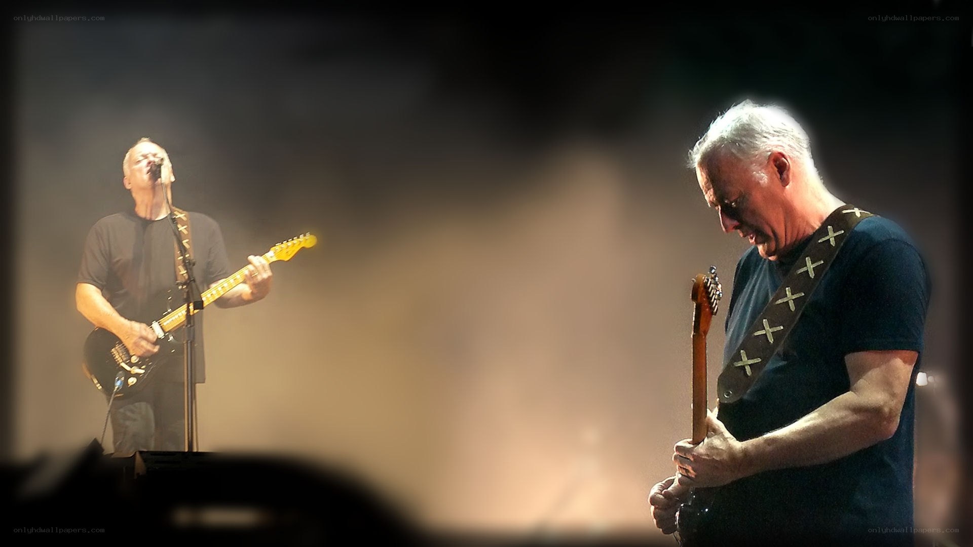 Musicians performing on stage