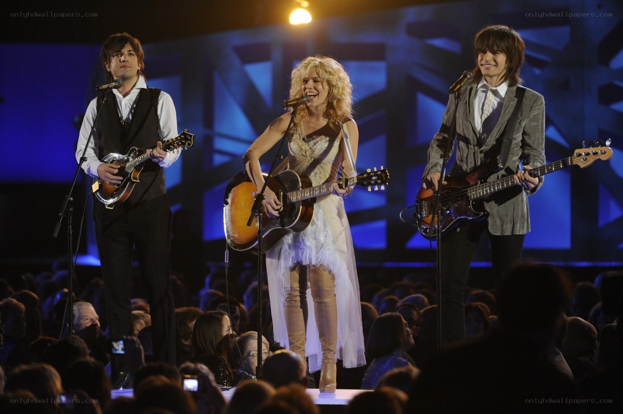 Musicians performing on stage