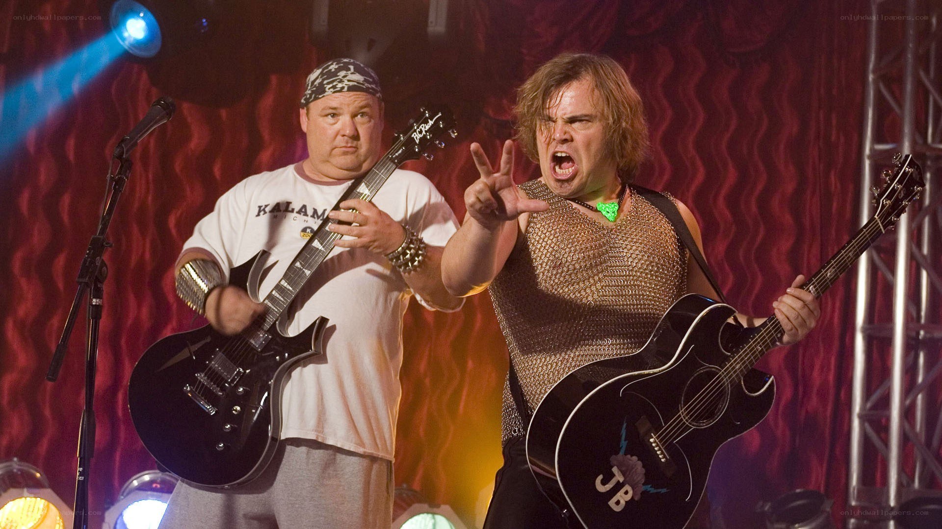 Musicians performing on stage