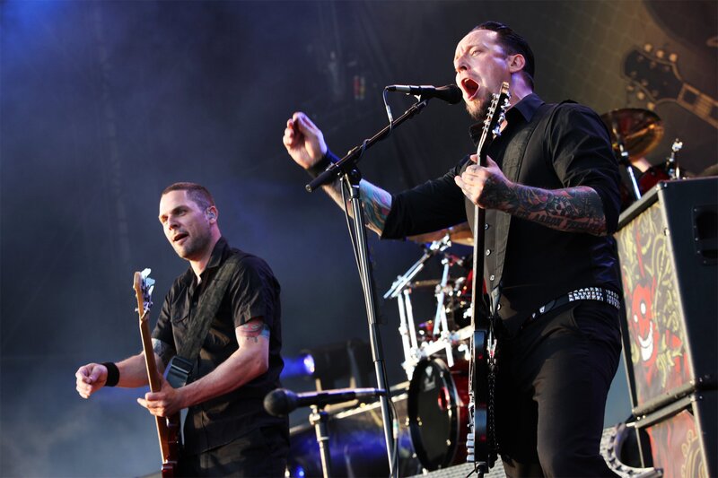 Musicians Performing on Stage — Black
