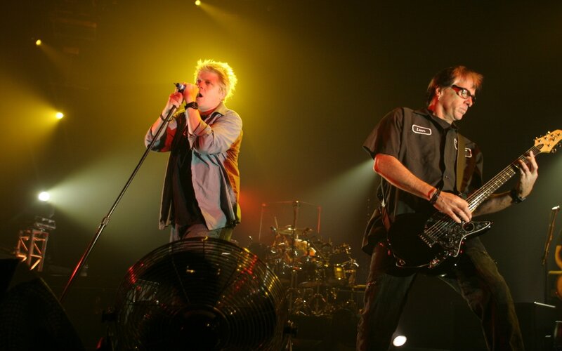 Musicians Performing on Stage — Yellow, Energetic