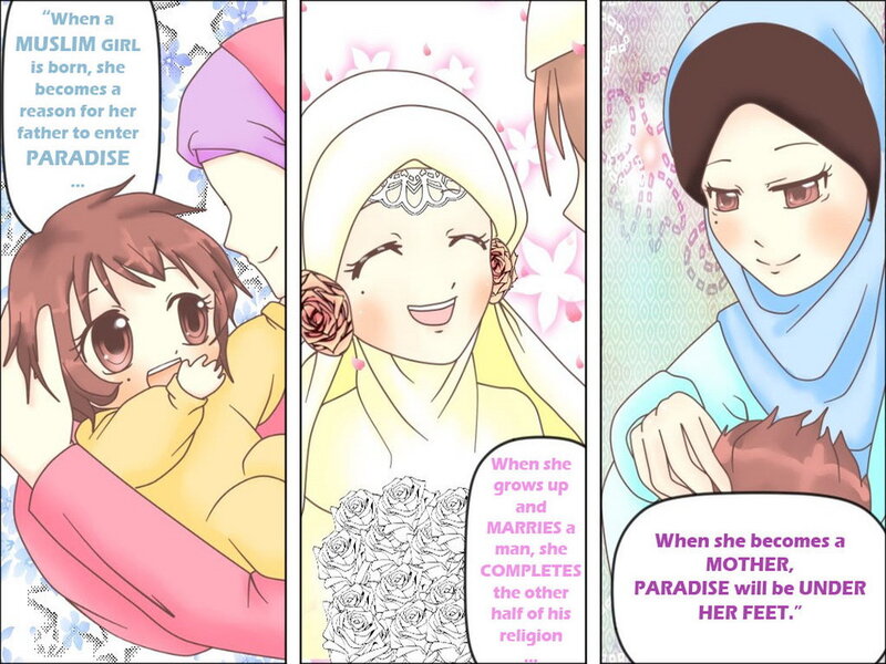 Muslim Girl Growing Up