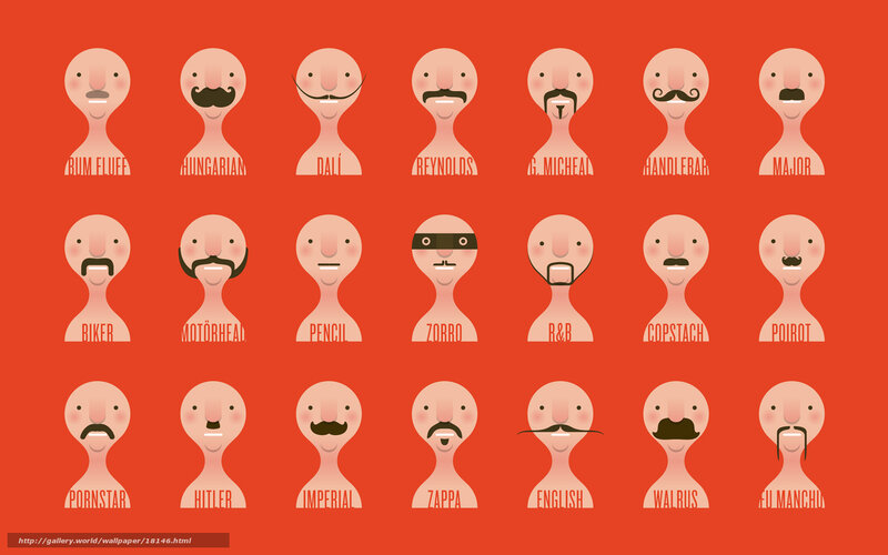 Mustache styles chart