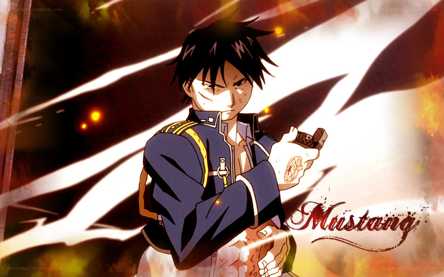 Mustang character from anime