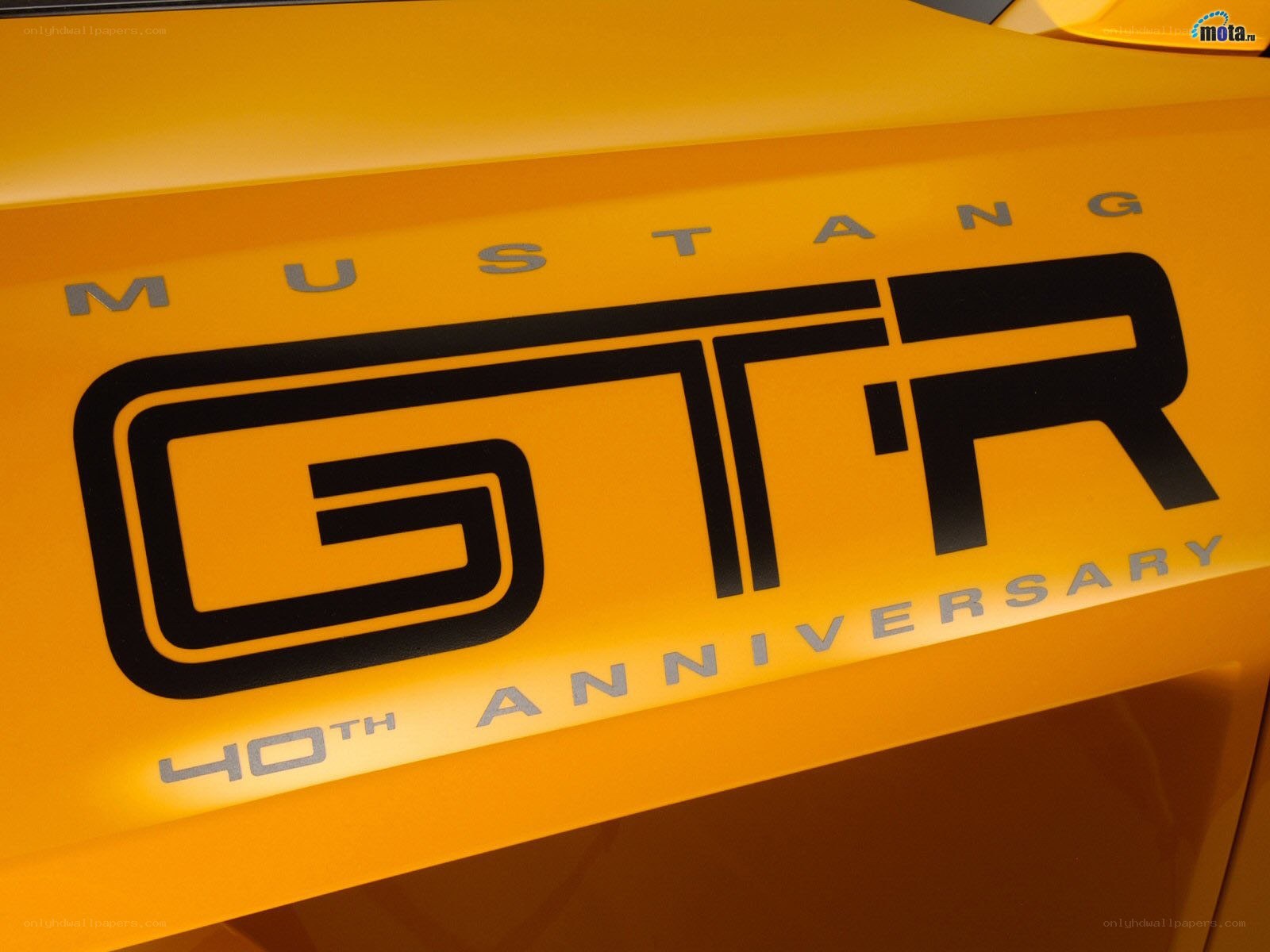 Mustang GTR 40th Anniversary
