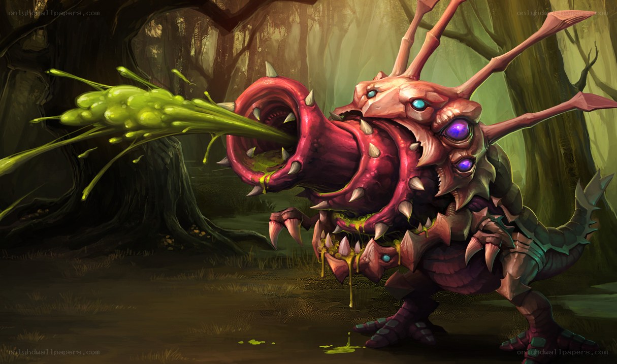 Mutant creature in forest