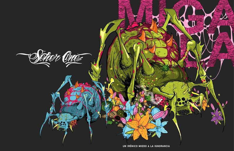 Mutant Insects with Flowers