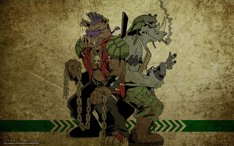 Mutant warriors in gritty art style