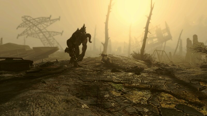 Mutated Creature in Wasteland
