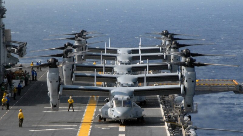 MV-22 Osprey Aircraft — Gray, Operational