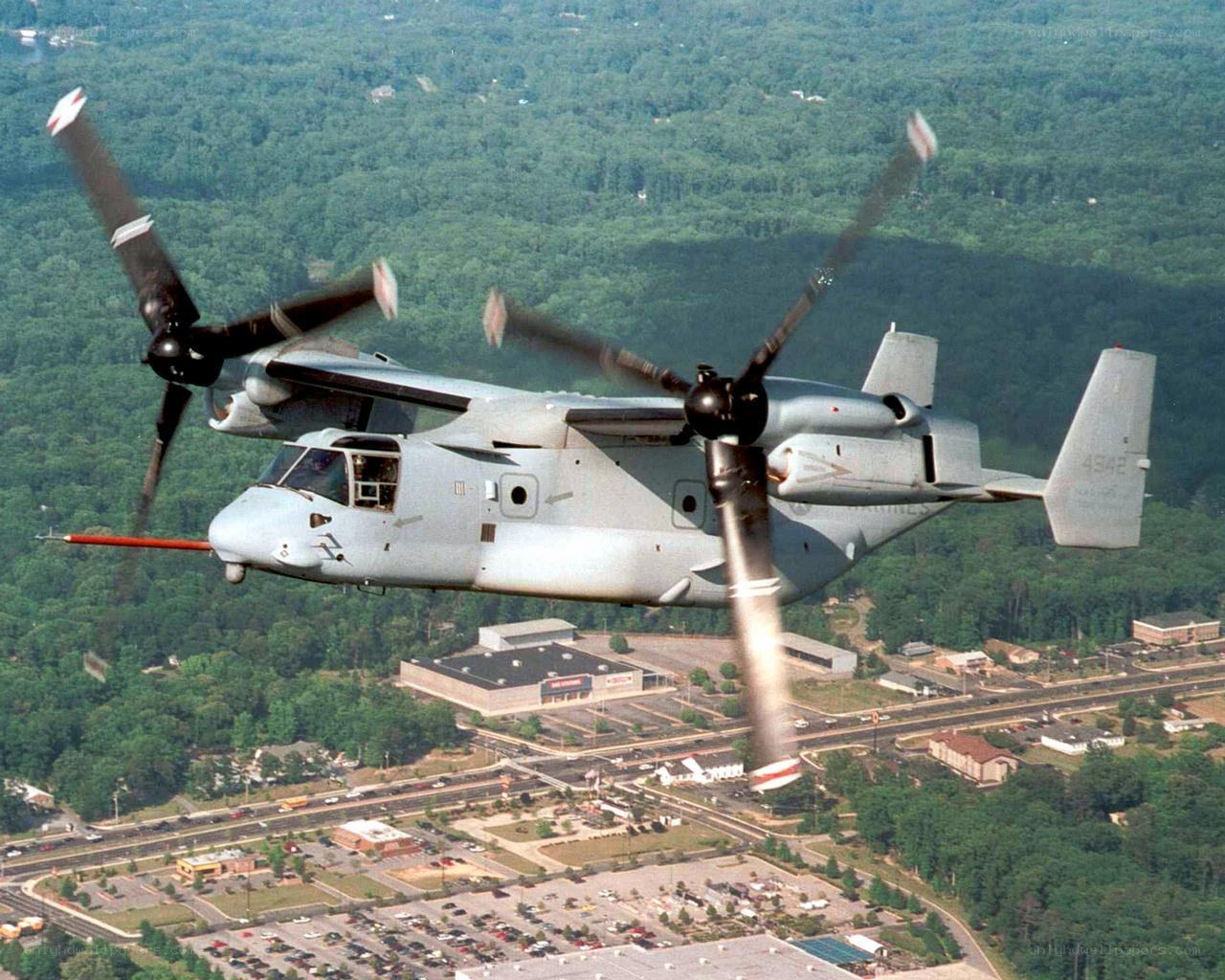 MV-22 Osprey in flight