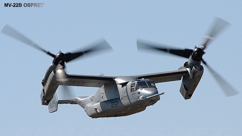 MV-22B Osprey Aircraft
