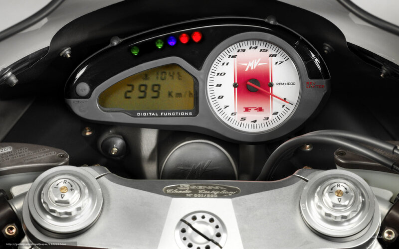 MV Agusta F4 dashboard
