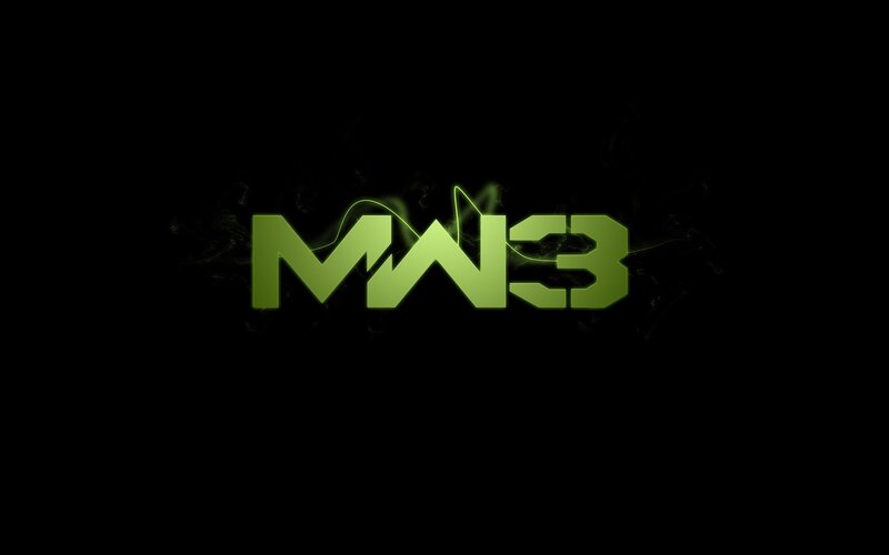MW3 logo on black background
