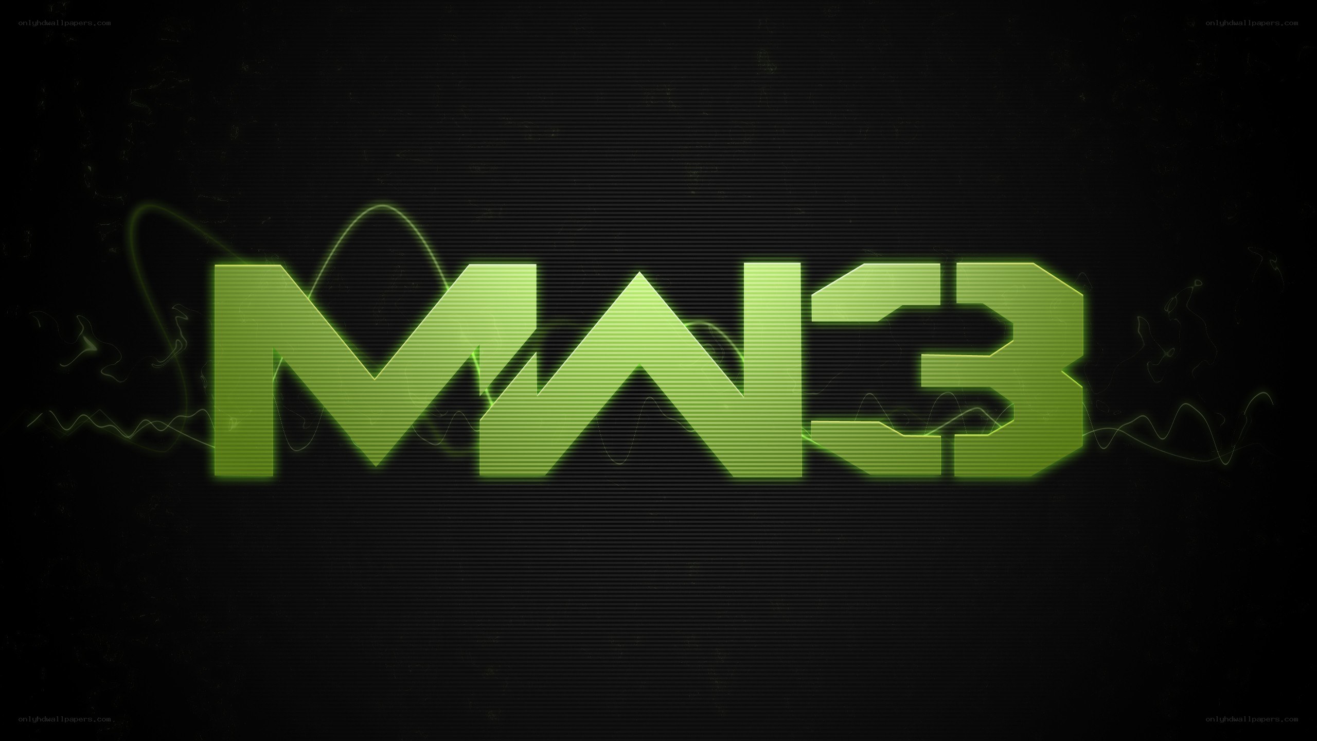 MW3 logo on dark background