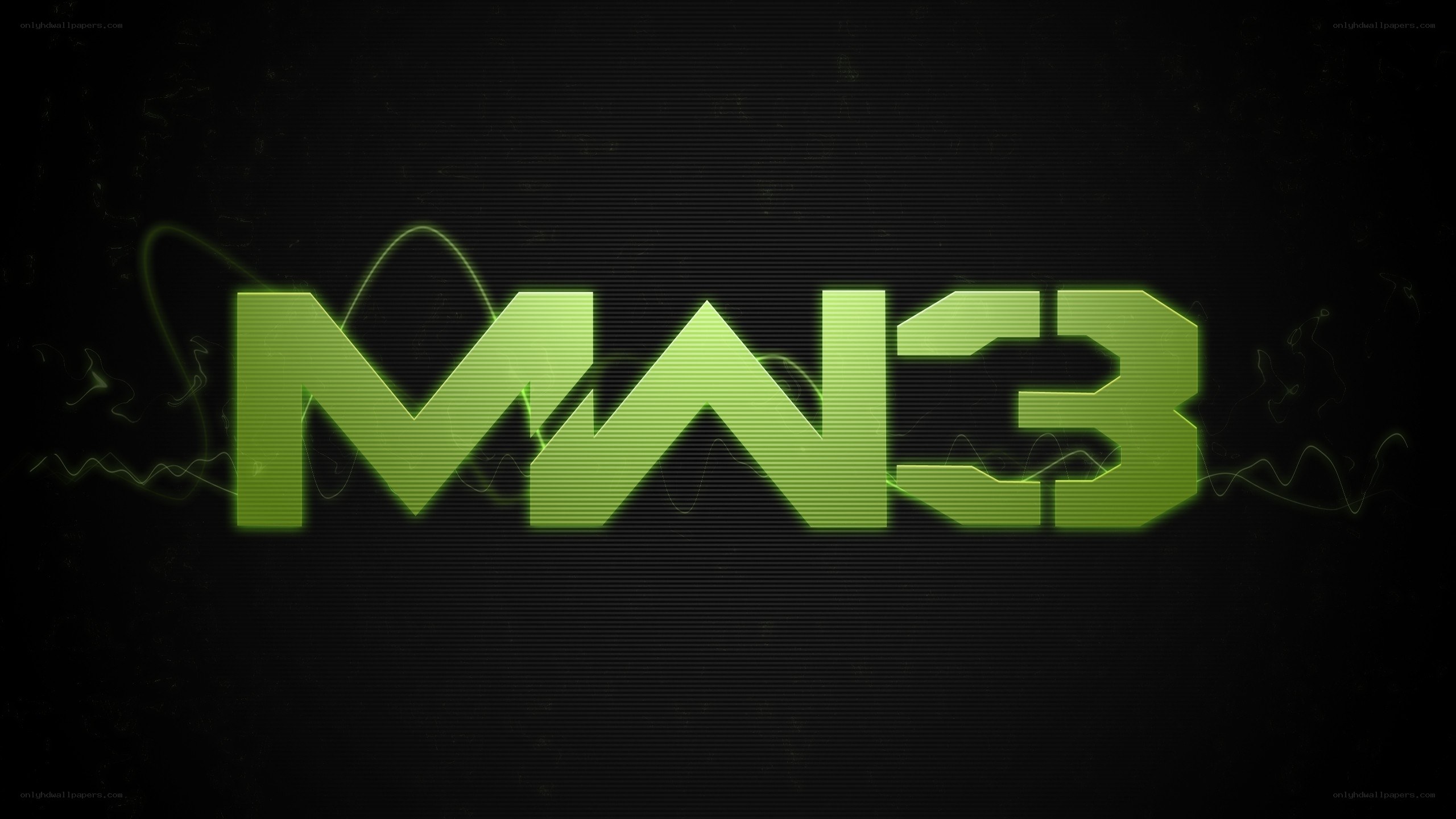 MW3 logo on dark background