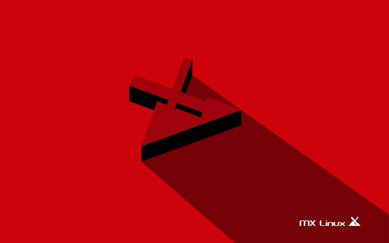 MX Linux Logo — Red