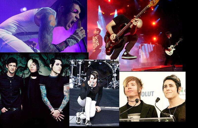 My Chemical Romance band collage