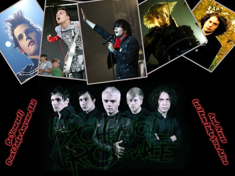 My Chemical Romance band collage