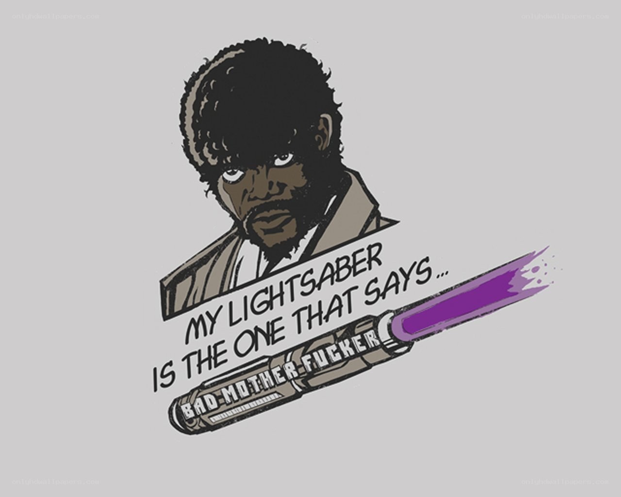 My Lightsaber Quote Art