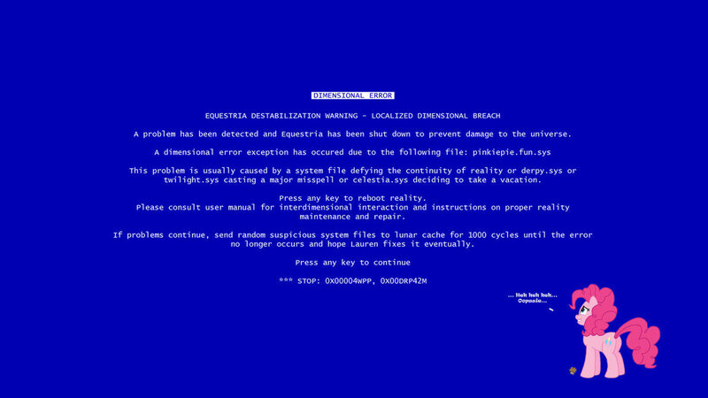 My Little Pony BSOD