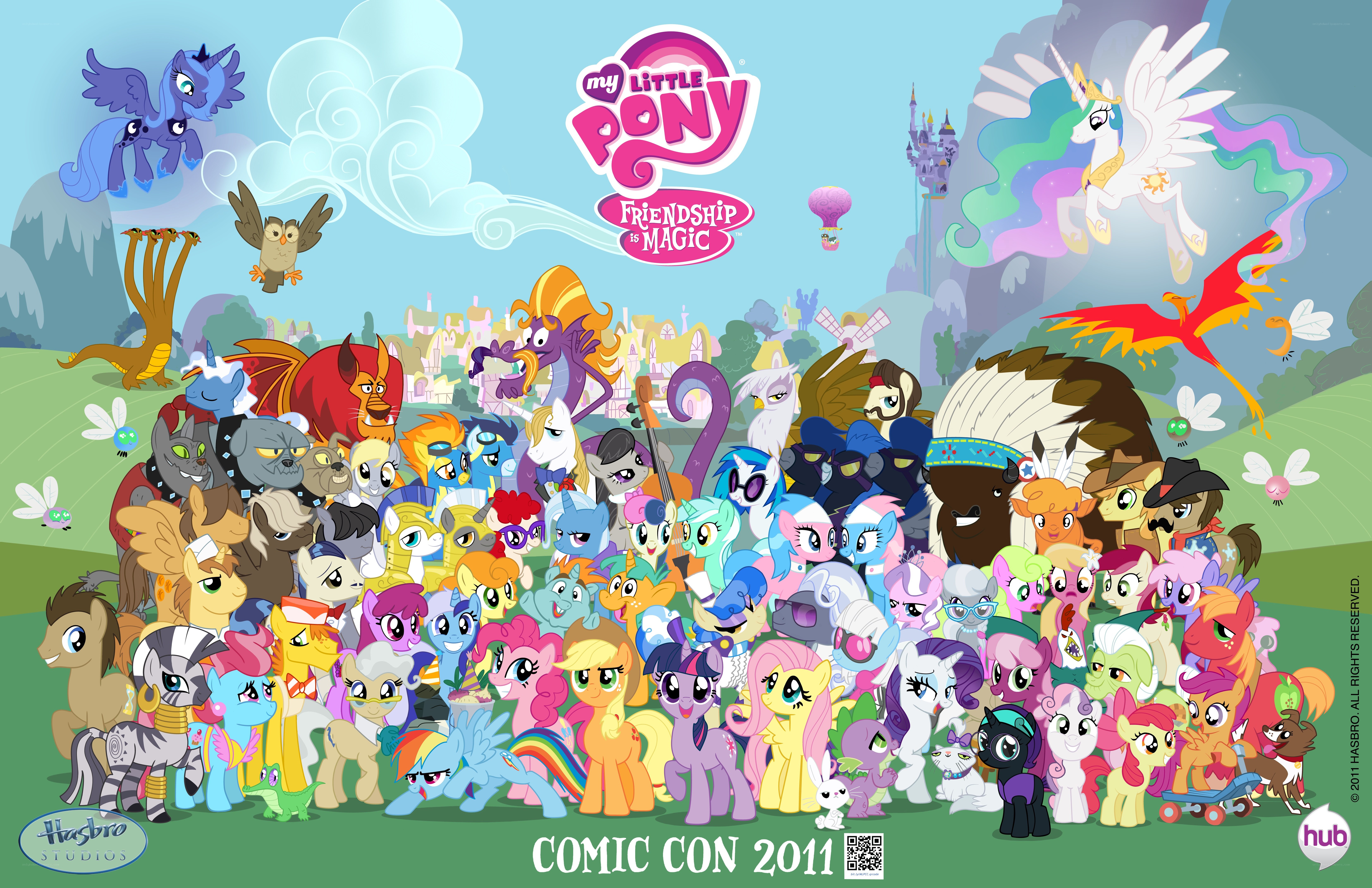 My Little Pony cast at Comic Con