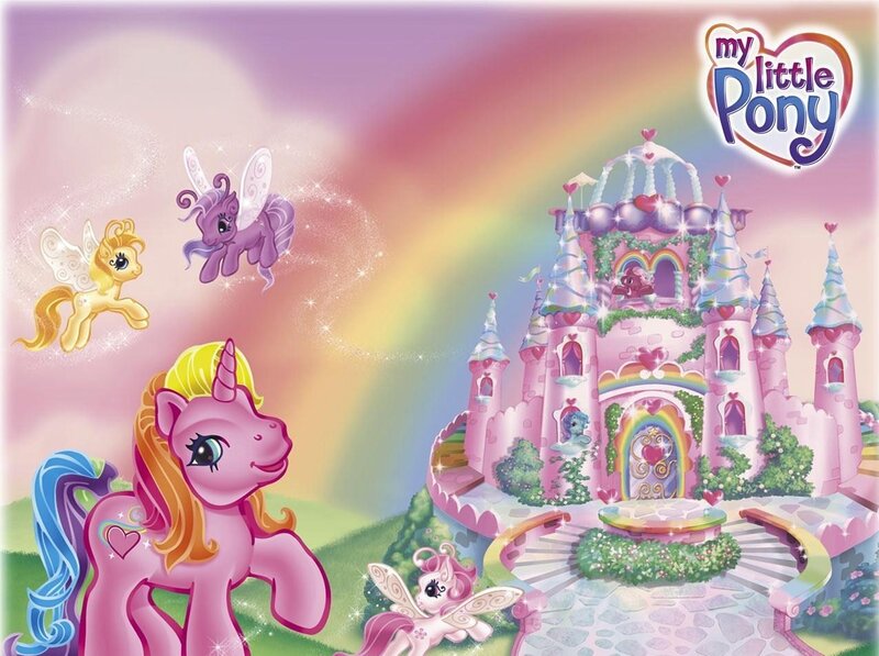 My Little Pony castle scene