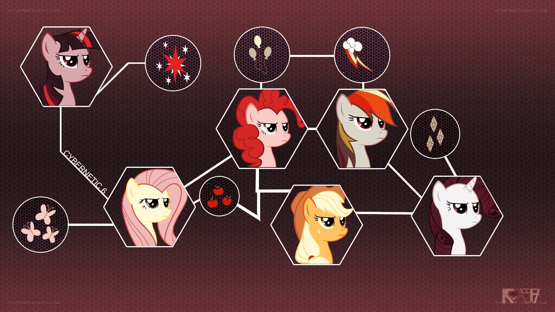 My Little Pony character network