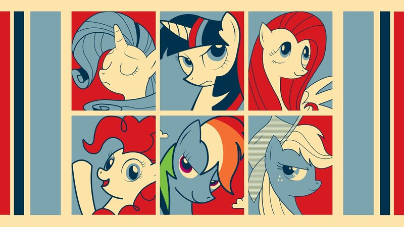 My Little Pony character portraits