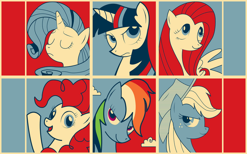 My Little Pony character portraits