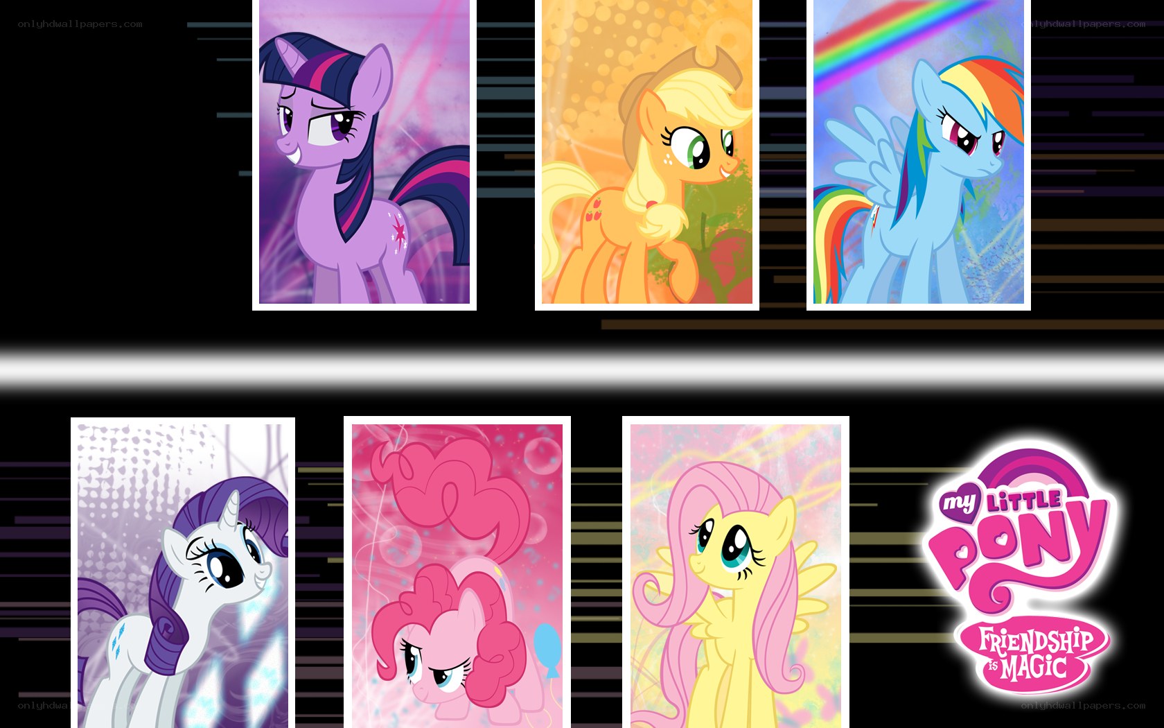 My Little Pony characters collage