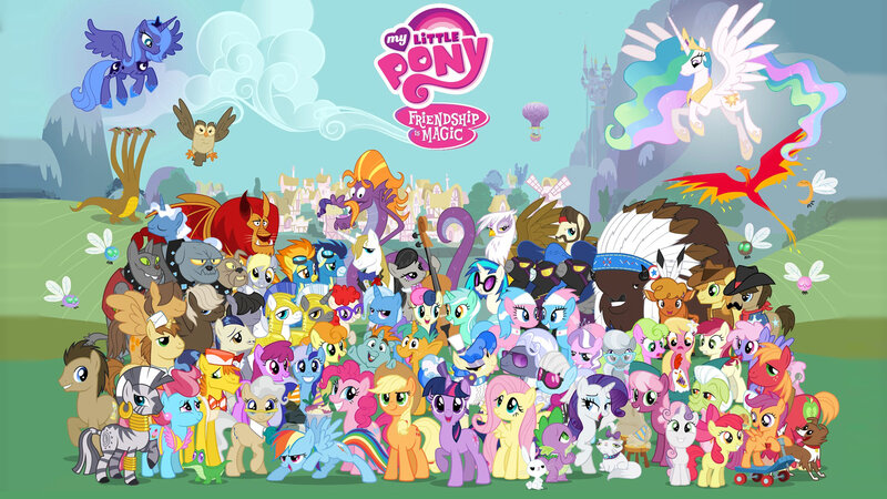My Little Pony characters group