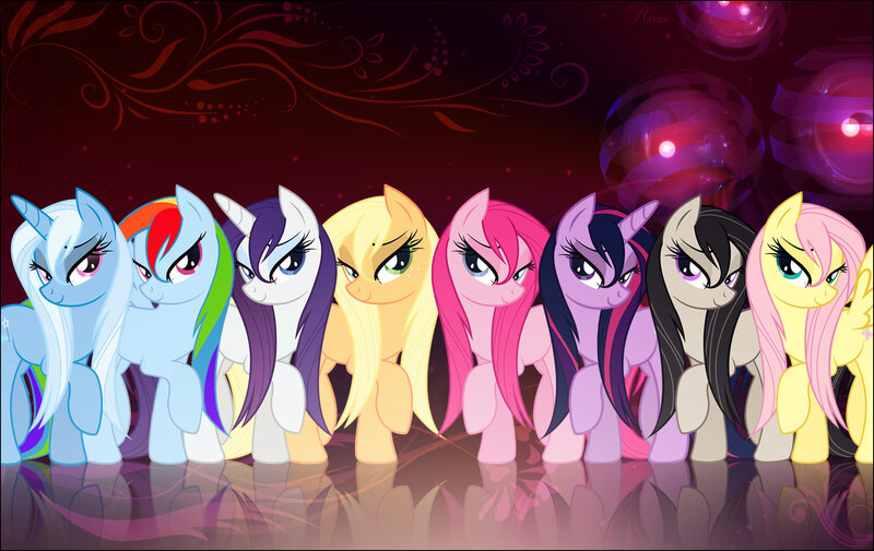 My Little Pony characters lineup