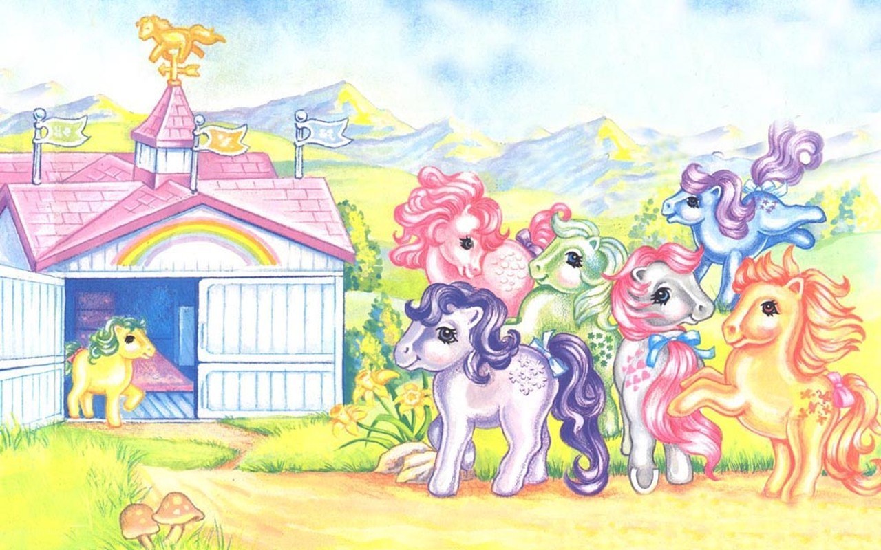 My Little Pony group scene