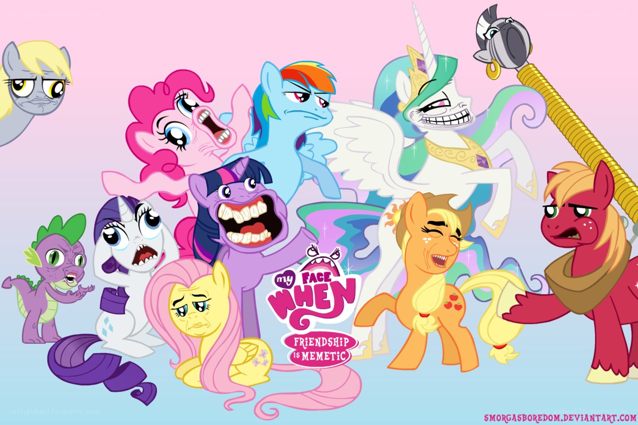 My Little Pony meme collage