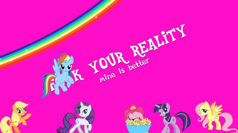 My Little Pony meme with text
