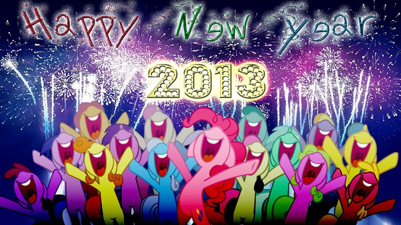 My Little Pony New Year celebration