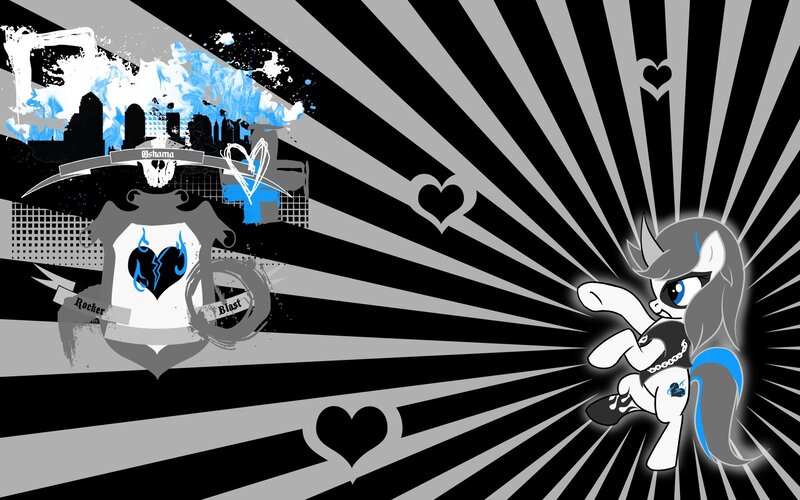 My Little Pony rock art wallpaper
