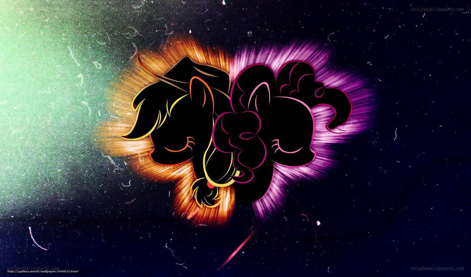 My Little Pony silhouette art