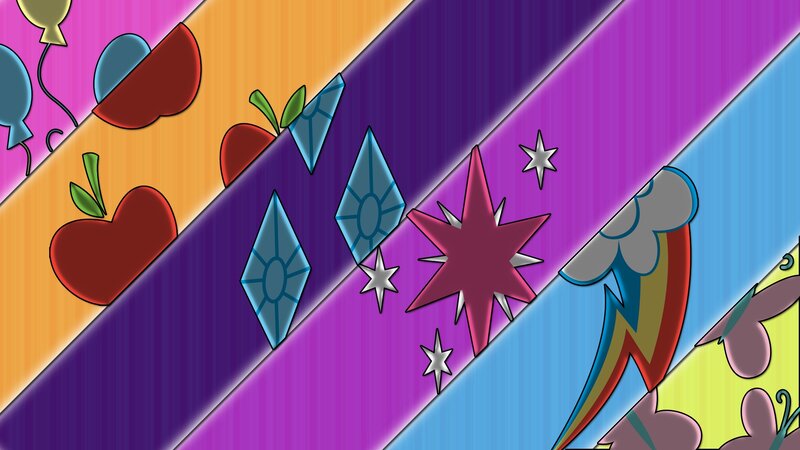 My Little Pony themed collage