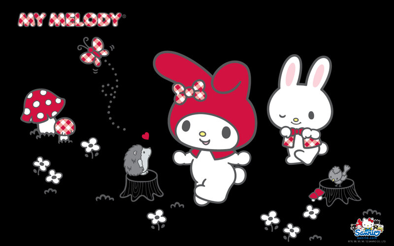 My Melody Character — Black