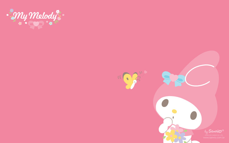 My Melody Character — Pink, Cheerful