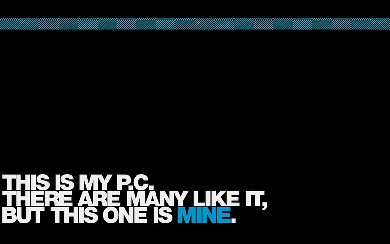 My PC is Mine