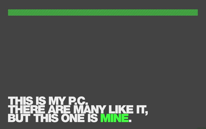 My PC is Mine