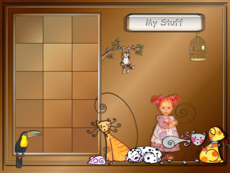 My Stuff game screen
