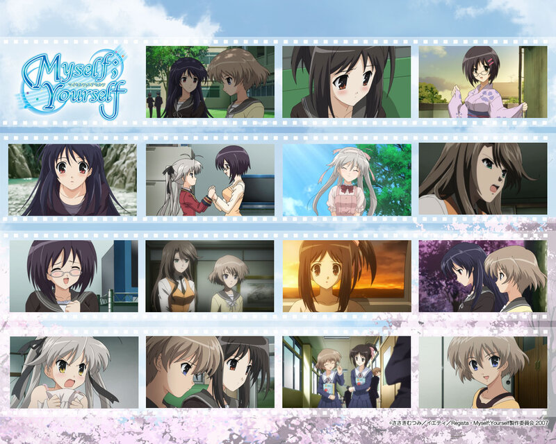 Myself; Yourself anime collage