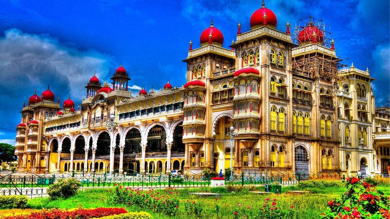 Mysore Palace — Blue, Dramatic