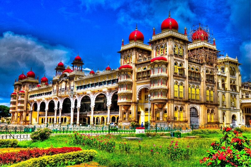 Mysore Palace — Blue