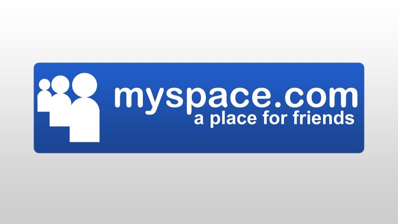 myspace logo with tagline